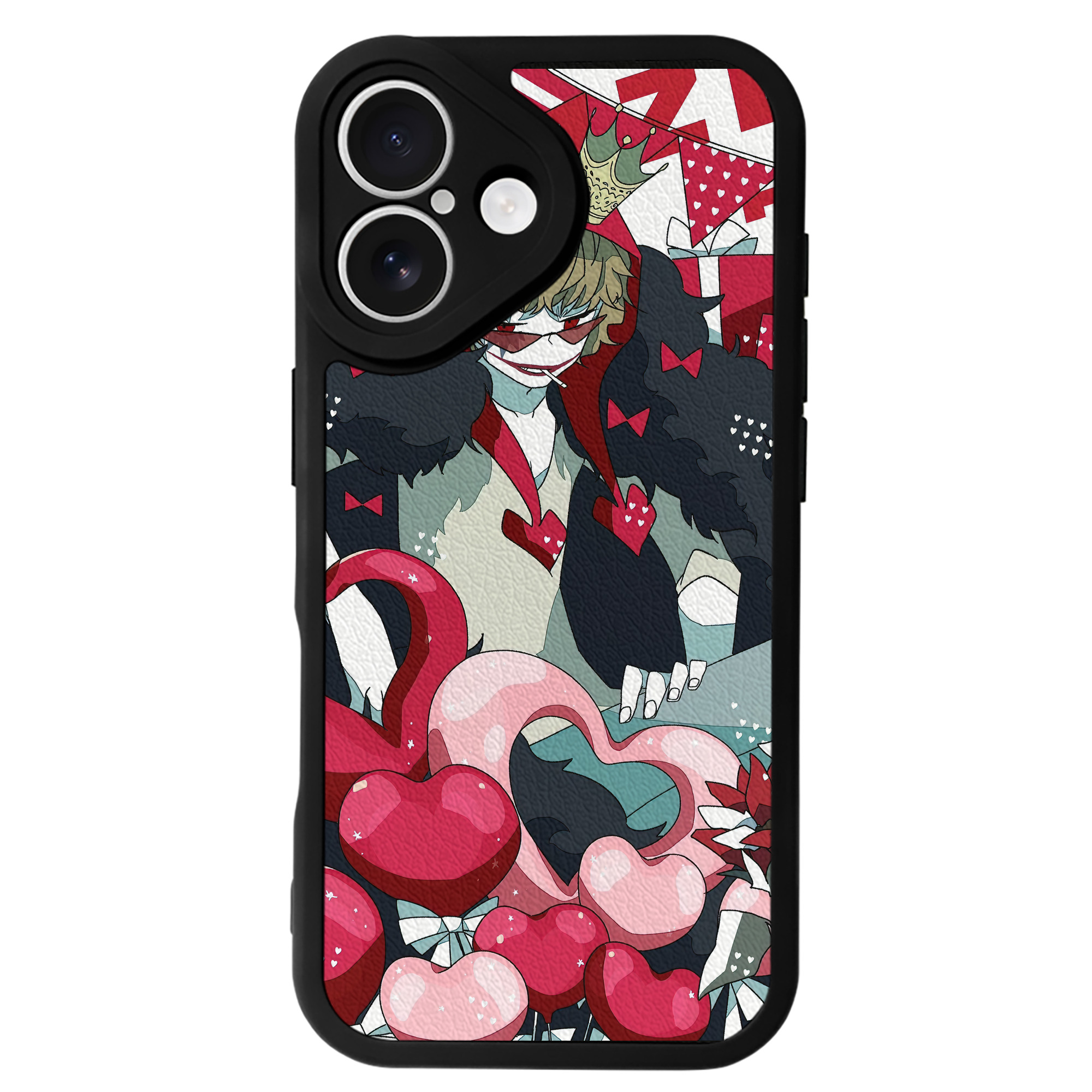 （画像用） ワンピース ONE PIECE 【iPhone 16シリーズ対応】シリコンスマホケース（レザー調） 材質：シリコン